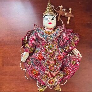 Vintage Indonesian Marionette Puppet